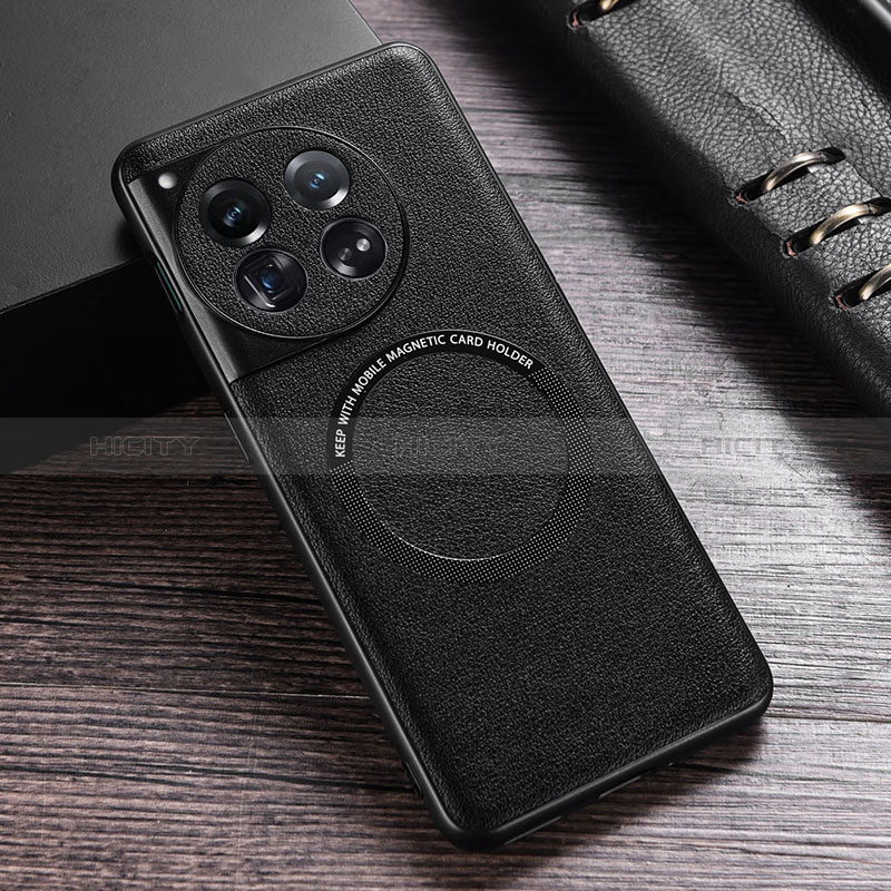 Custodia Lusso Pelle Cover con Mag-Safe Magnetic P01 per OnePlus 12 5G