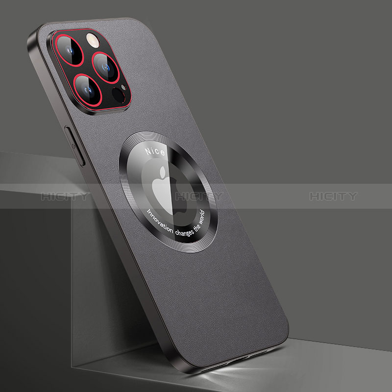 Custodia Lusso Pelle Cover con Mag-Safe Magnetic QC1 per Apple iPhone 12 Pro Max