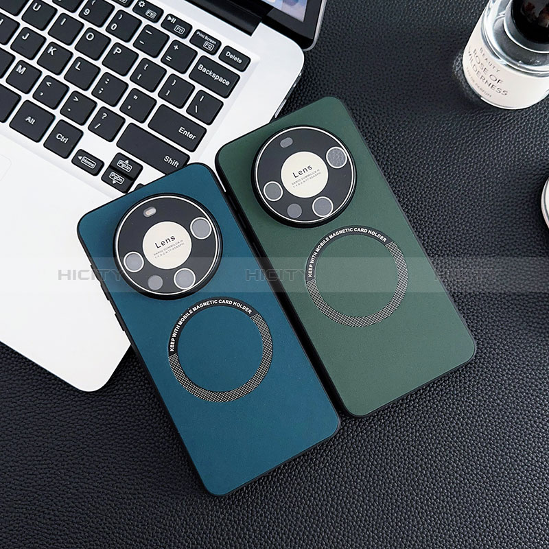 Custodia Lusso Pelle Cover con Mag-Safe Magnetic S01 per Huawei Mate 60