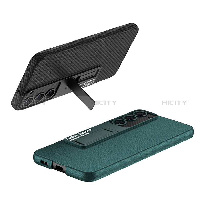 Custodia Lusso Pelle Cover con Supporto AC1 per Samsung Galaxy S22 5G