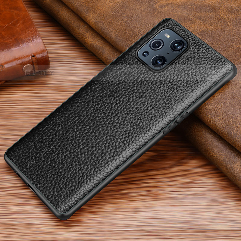 Custodia Lusso Pelle Cover DL1 per Oppo Find X3 Pro 5G