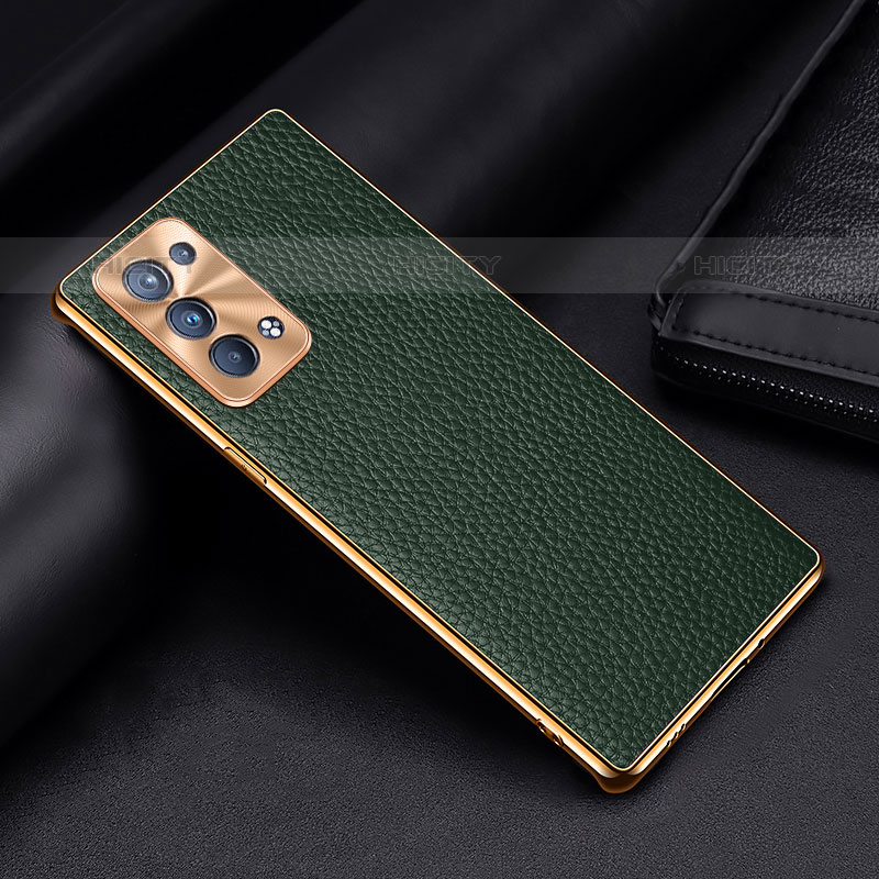 Custodia Lusso Pelle Cover DL2 per Oppo Reno6 Pro+ Plus 5G