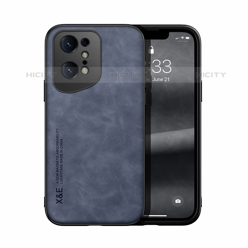 Custodia Lusso Pelle Cover DY1 per Oppo Find X5 Pro 5G