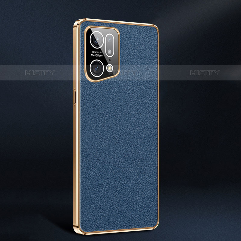 Custodia Lusso Pelle Cover JB2 per Oppo Find X5 Pro 5G