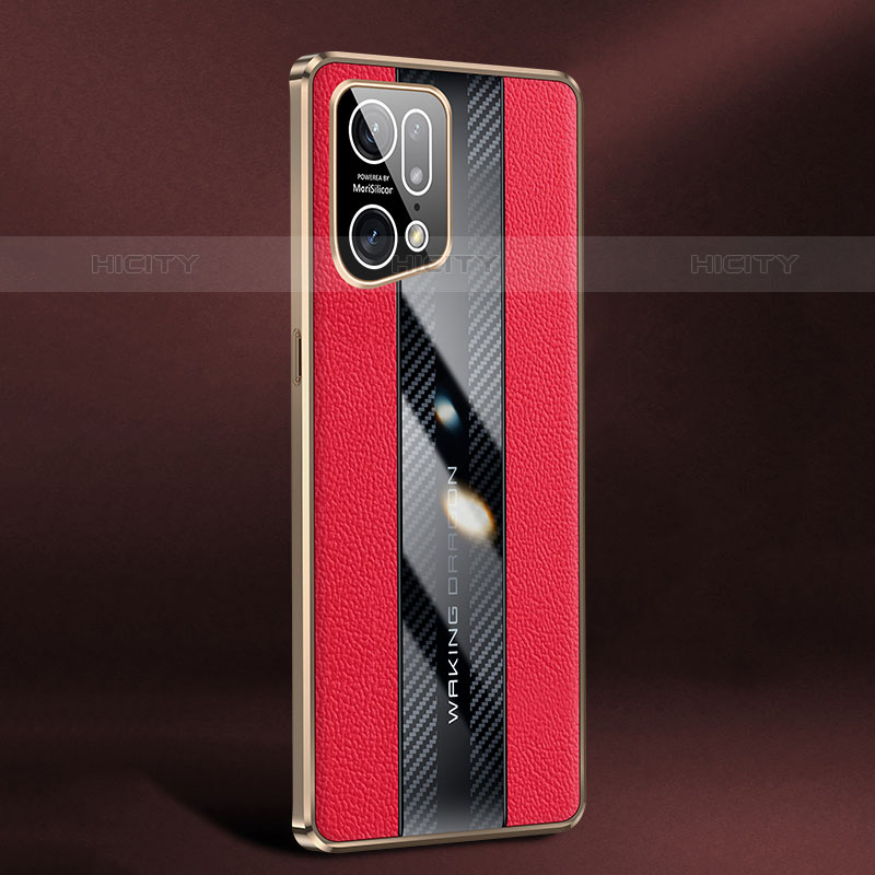 Custodia Lusso Pelle Cover JB3 per Oppo Find X5 Pro 5G