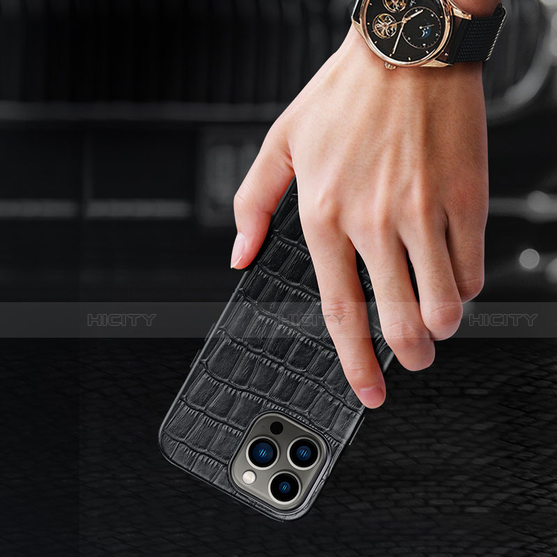 Custodia Lusso Pelle Cover L01 per Apple iPhone 15