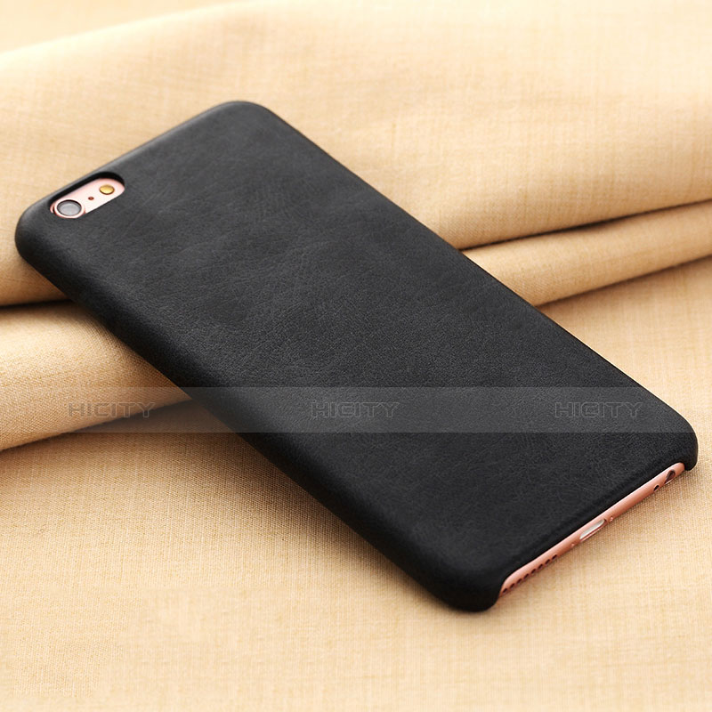 Custodia Lusso Pelle Cover L01 per Apple iPhone 6 Nero