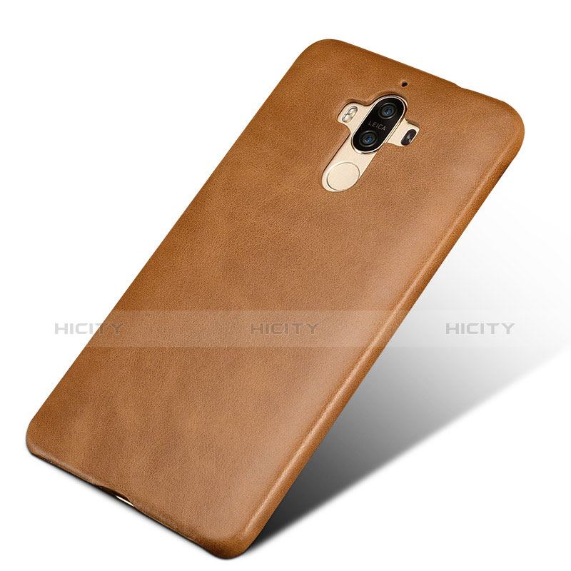 Custodia Lusso Pelle Cover L01 per Huawei Mate 9 Marrone