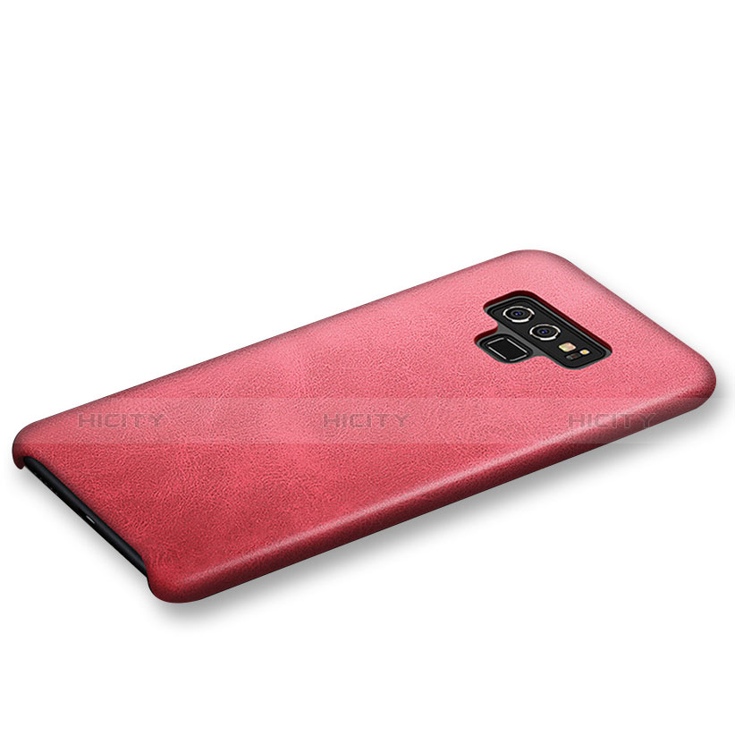 Custodia Lusso Pelle Cover L01 per Samsung Galaxy Note 9 Rosso