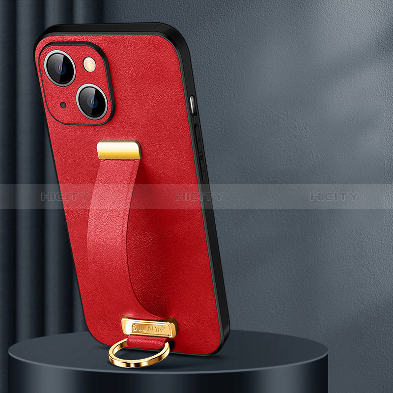 Custodia Lusso Pelle Cover LD1 per Apple iPhone 14 Plus Rosso