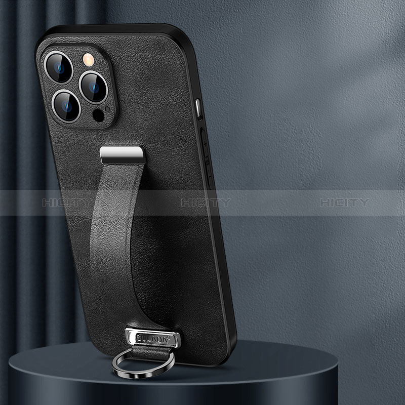 Custodia Lusso Pelle Cover LD1 per Apple iPhone 15 Pro Max Nero