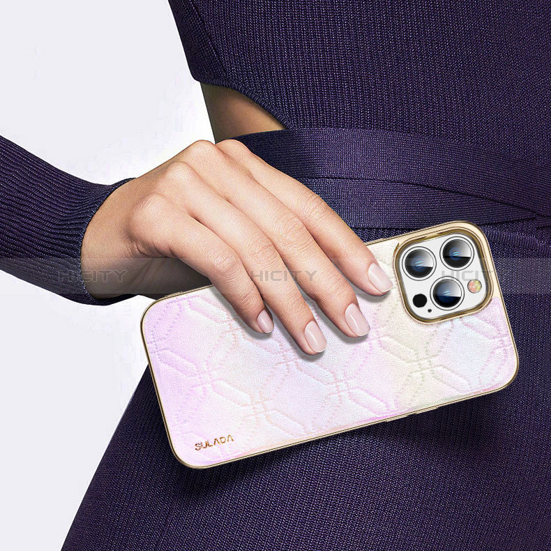 Custodia Lusso Pelle Cover LD4 per Apple iPhone 15 Pro