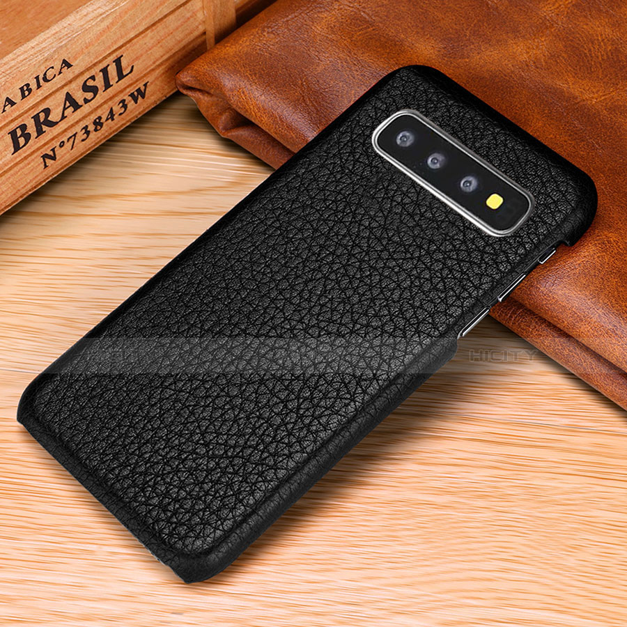 Custodia Lusso Pelle Cover P01 per Samsung Galaxy S10 Plus