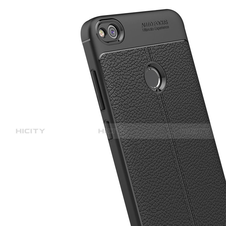 Custodia Lusso Pelle Cover per Huawei GR3 (2017) Nero