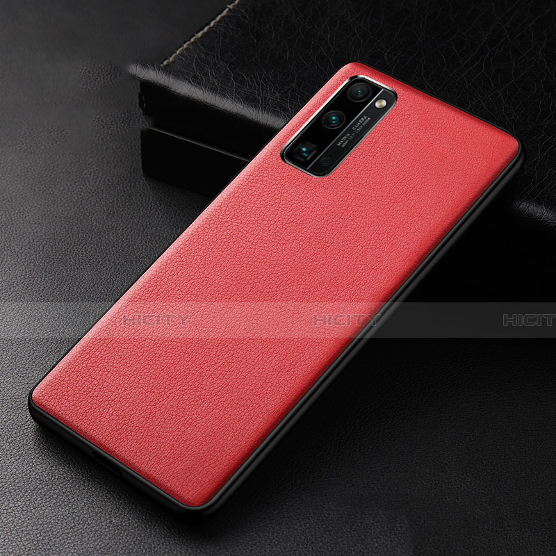 Custodia Lusso Pelle Cover per Huawei Honor 30 Pro+ Plus Rosso