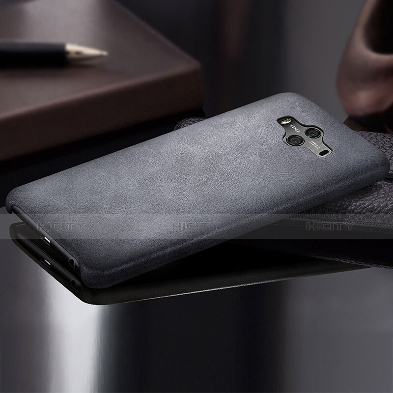 Custodia Lusso Pelle Cover per Huawei Mate 10 Nero