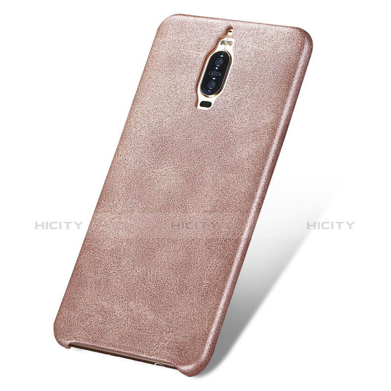 Custodia Lusso Pelle Cover per Huawei Mate 9 Pro Oro