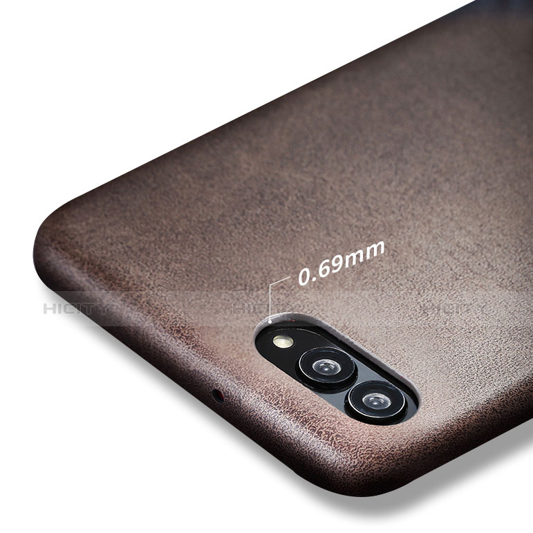 Custodia Lusso Pelle Cover per Huawei Nova 2S Marrone