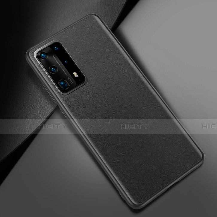 Custodia Lusso Pelle Cover per Huawei P40 Pro+ Plus Nero