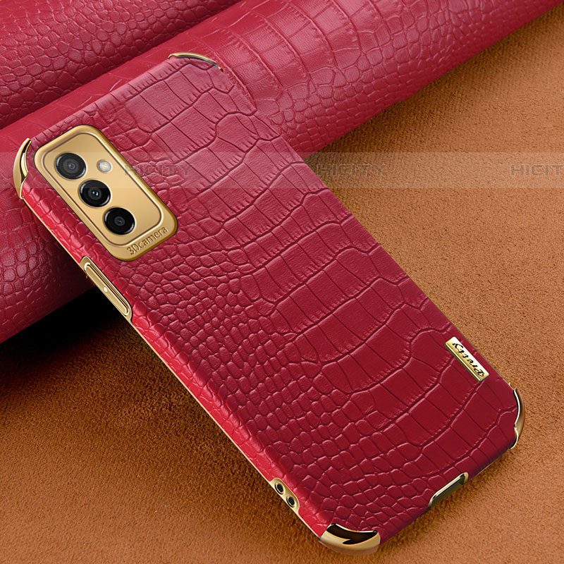 Custodia Lusso Pelle Cover per Samsung Galaxy F23 5G Rosso