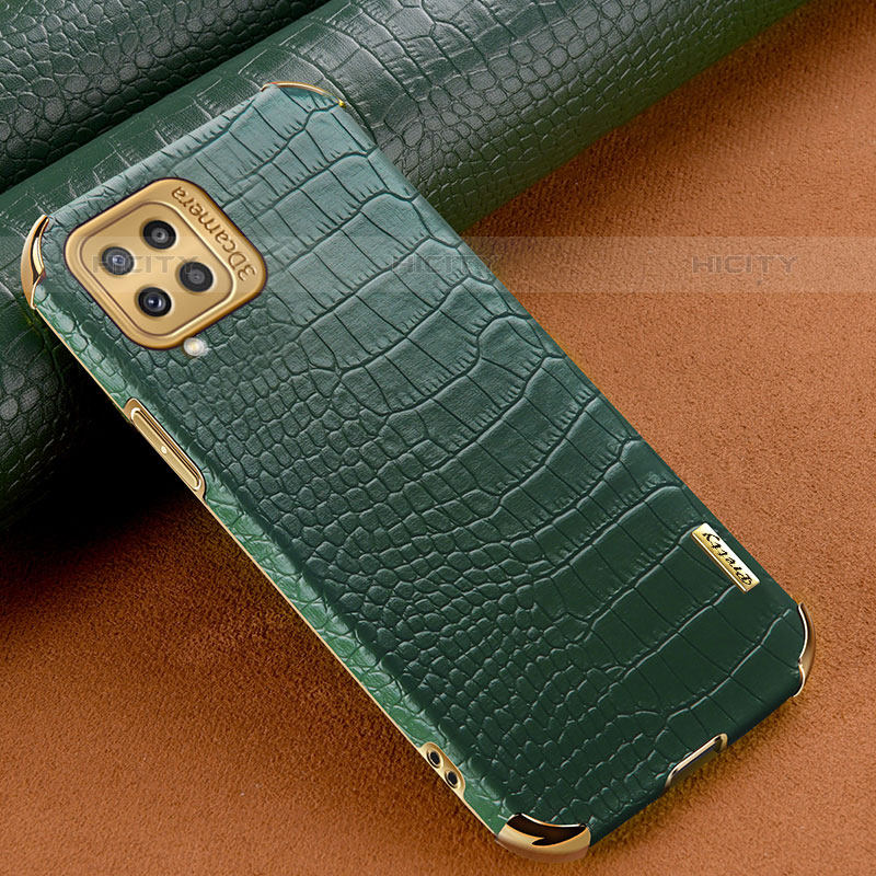 Custodia Lusso Pelle Cover per Samsung Galaxy M32 4G Verde