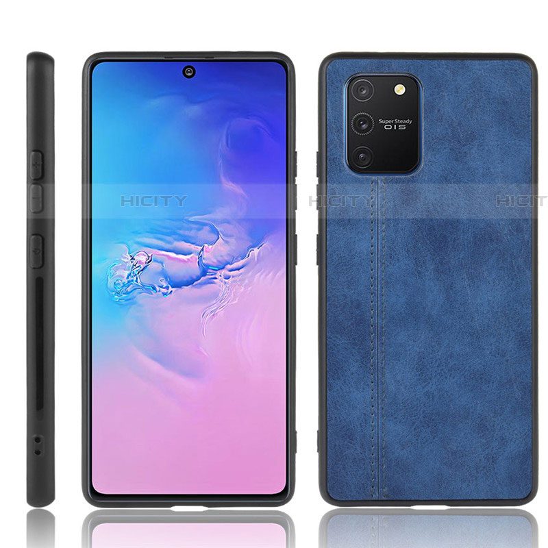 Custodia Lusso Pelle Cover per Samsung Galaxy S10 Lite Blu