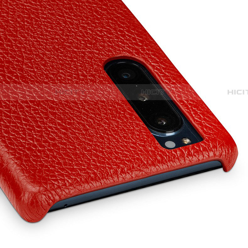 Custodia Lusso Pelle Cover per Sony Xperia 5