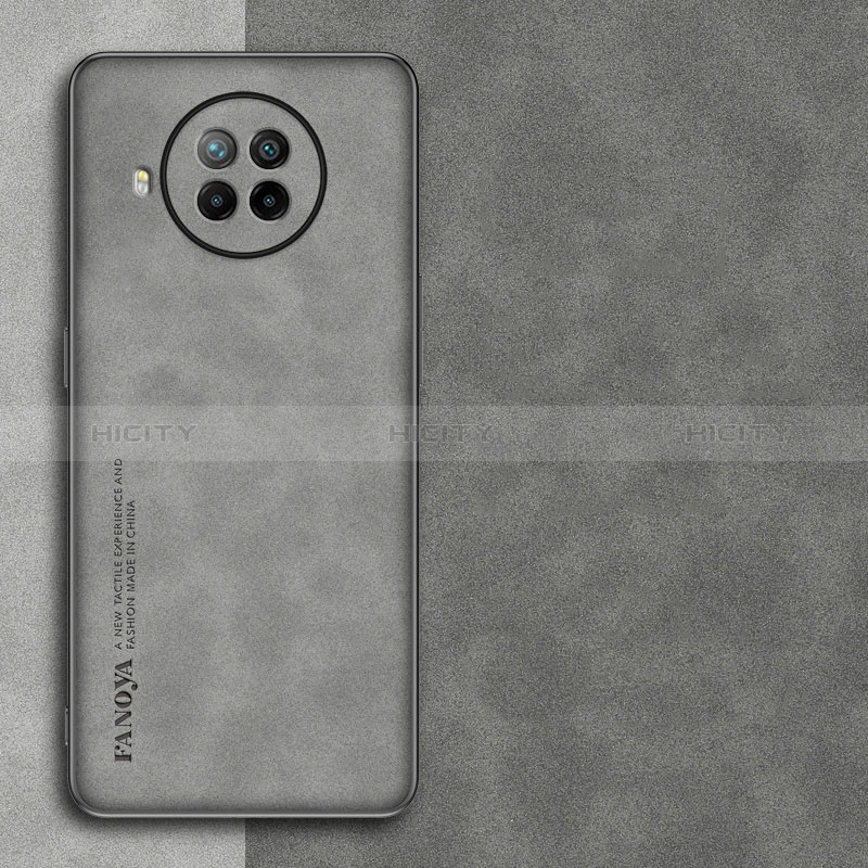 Custodia Lusso Pelle Cover per Xiaomi Mi 10T Lite 5G Grigio