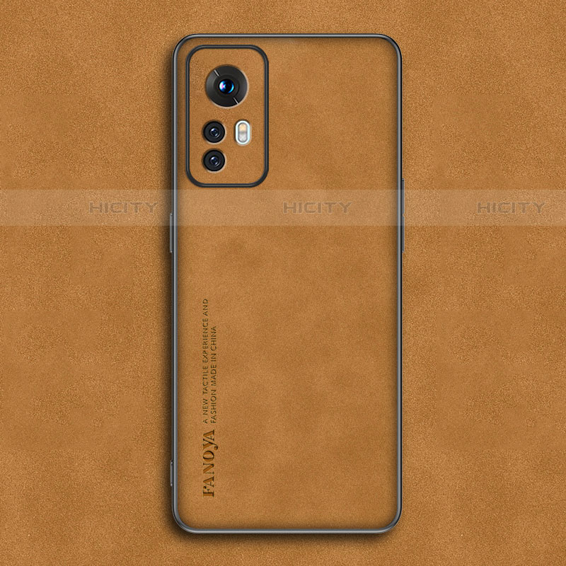Custodia Lusso Pelle Cover per Xiaomi Mi 12 5G Arancione