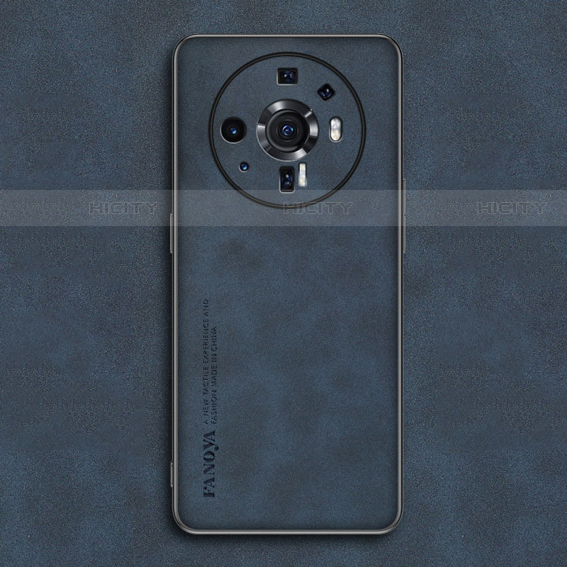 Custodia Lusso Pelle Cover per Xiaomi Mi 12 Ultra 5G Blu