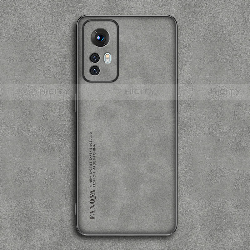 Custodia Lusso Pelle Cover per Xiaomi Mi 12S Pro 5G Grigio