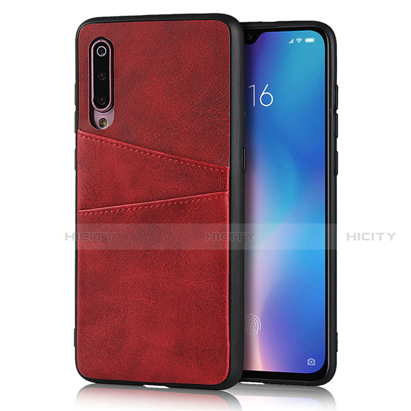 Custodia Lusso Pelle Cover per Xiaomi Mi 9 Lite Rosso