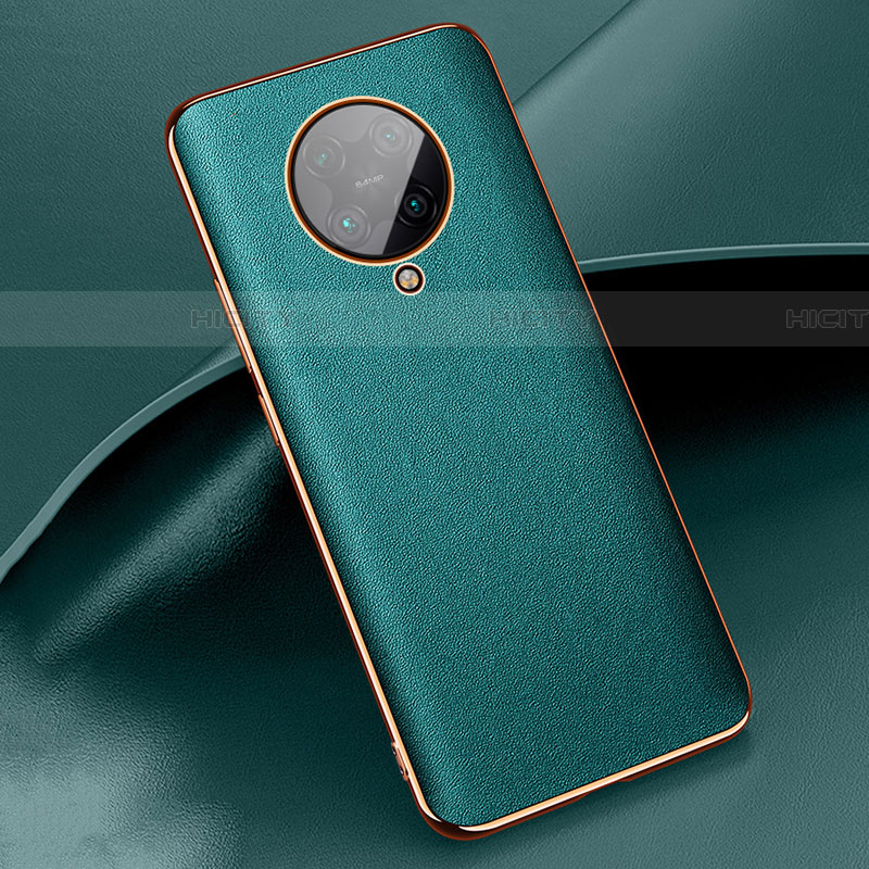 Custodia Lusso Pelle Cover per Xiaomi Redmi K30 Pro 5G Verde