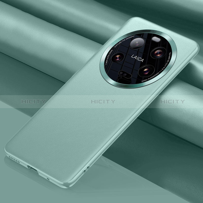 Custodia Lusso Pelle Cover QK1 per Xiaomi Mi 13 Ultra 5G Verde Pastello