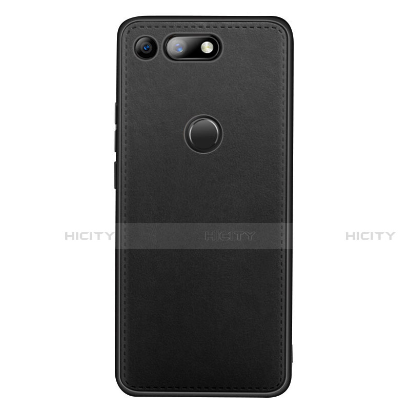 Custodia Lusso Pelle Cover R01 per Huawei Honor V20 Nero