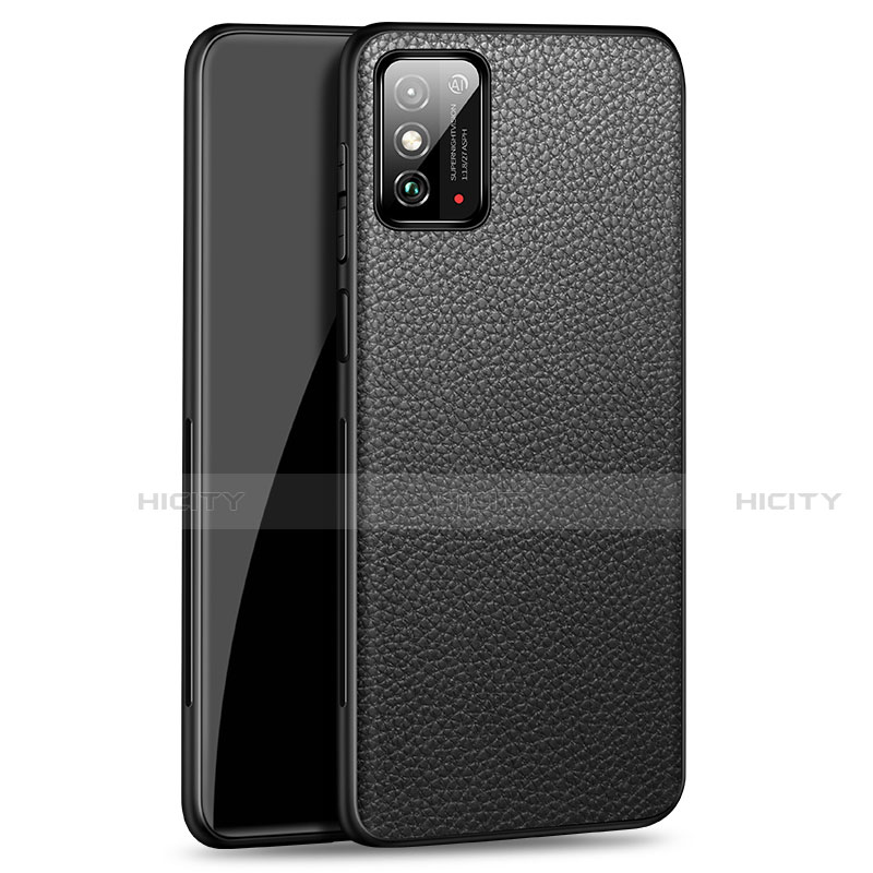 Custodia Lusso Pelle Cover R01 per Huawei Honor X10 Max 5G Nero