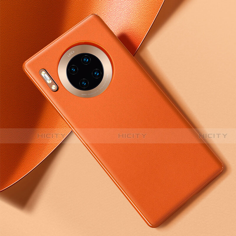 Custodia Lusso Pelle Cover R01 per Huawei Mate 30 Pro Arancione