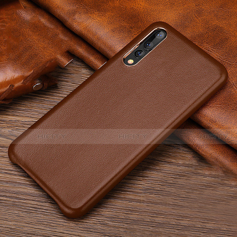 Custodia Lusso Pelle Cover R01 per Huawei P20 Pro