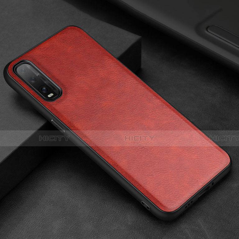 Custodia Lusso Pelle Cover R01 per Oppo Find X2