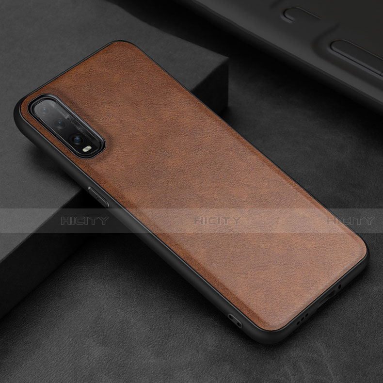 Custodia Lusso Pelle Cover R01 per Oppo Find X2