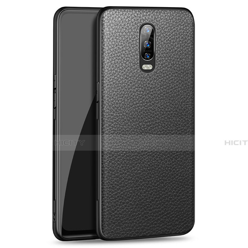 Custodia Lusso Pelle Cover R01 per Oppo R17 Pro Nero