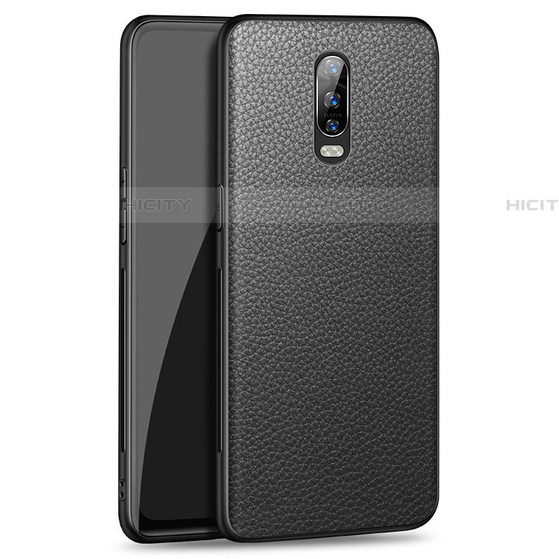 Custodia Lusso Pelle Cover R01 per Oppo RX17 Pro Nero