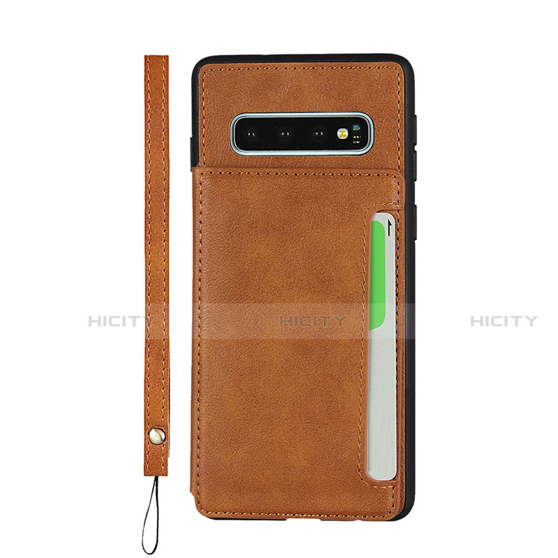 Custodia Lusso Pelle Cover R01 per Samsung Galaxy S10