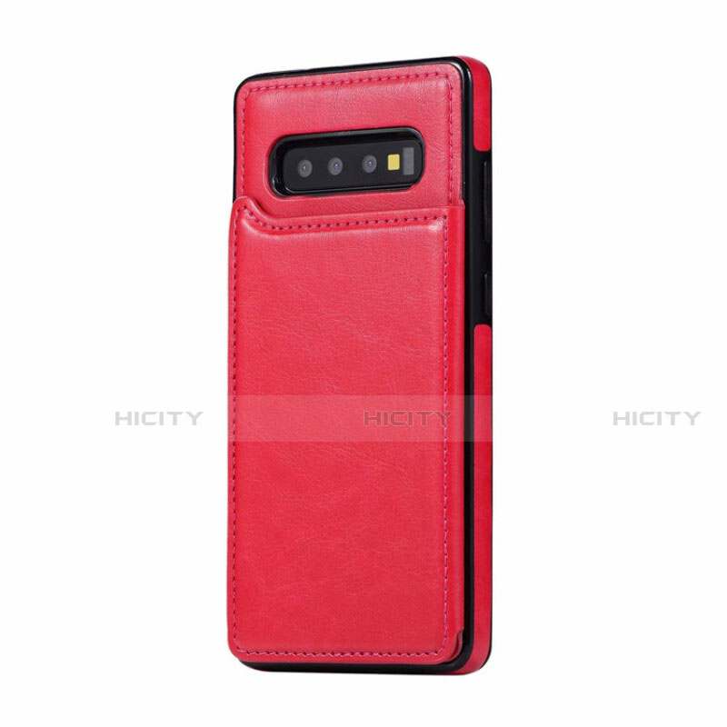 Custodia Lusso Pelle Cover R01 per Samsung Galaxy S10 Plus