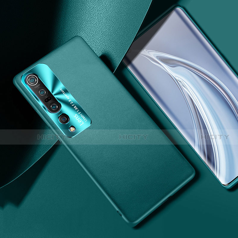 Custodia Lusso Pelle Cover R01 per Xiaomi Mi 10 Pro Verde