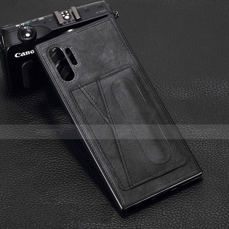 Custodia Lusso Pelle Cover R02 per Samsung Galaxy Note 10 Plus Nero