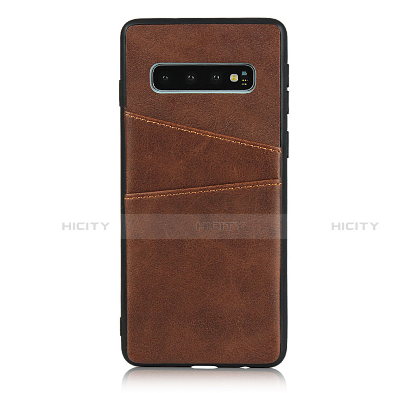 Custodia Lusso Pelle Cover R02 per Samsung Galaxy S10