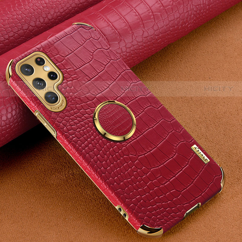 Custodia Lusso Pelle Cover R02 per Samsung Galaxy S23 Ultra 5G Rosso