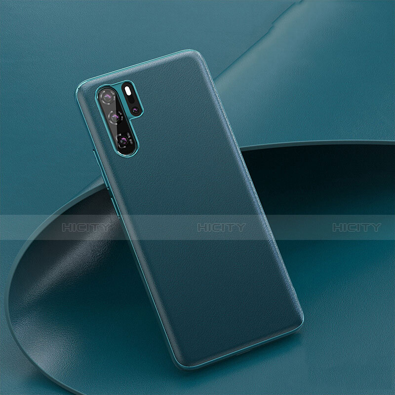 Custodia Lusso Pelle Cover R03 per Huawei P30 Pro Verde