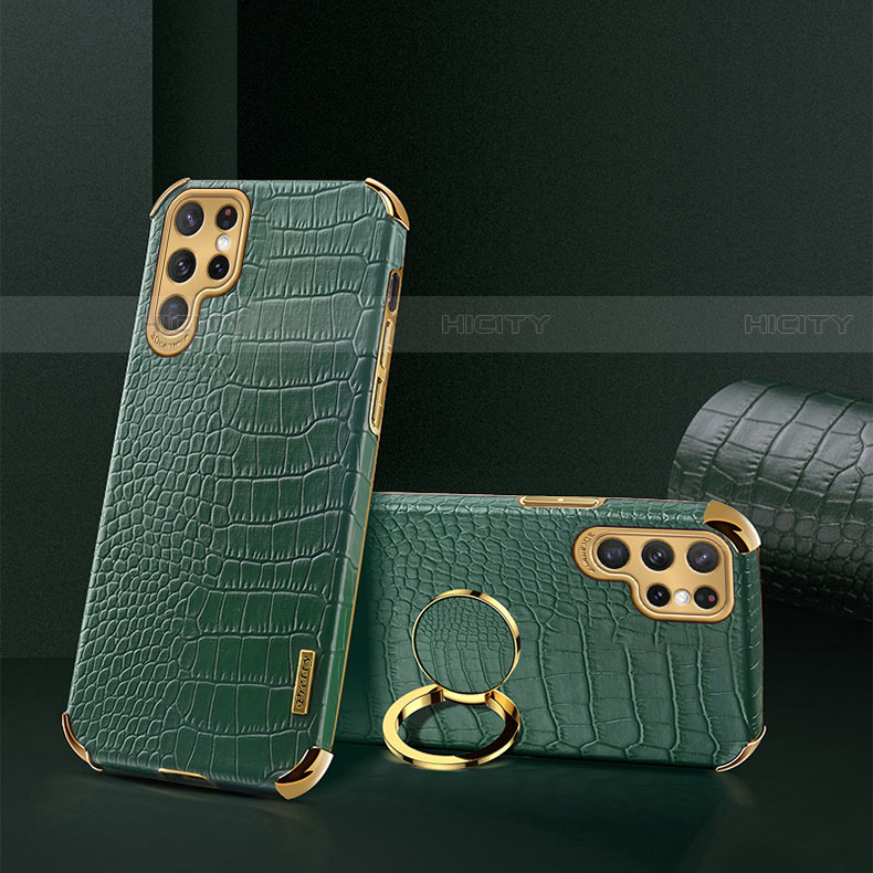 Custodia Lusso Pelle Cover R03 per Samsung Galaxy S21 Ultra 5G Verde